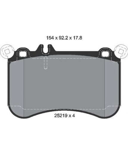 Textar Колодки дисковые