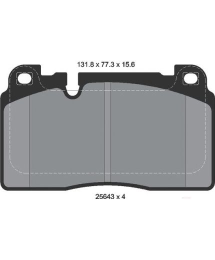 Textar Колодки дисковые