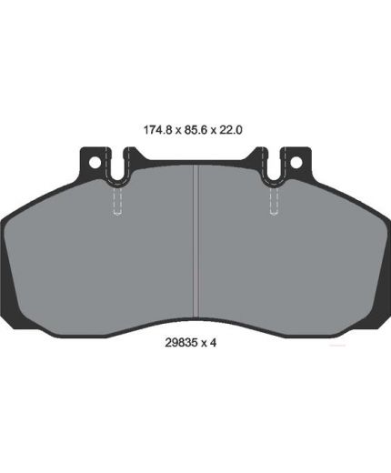 Textar Колодки дисковые