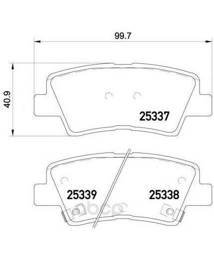 Textar Колодки дисковые задние Фото 2