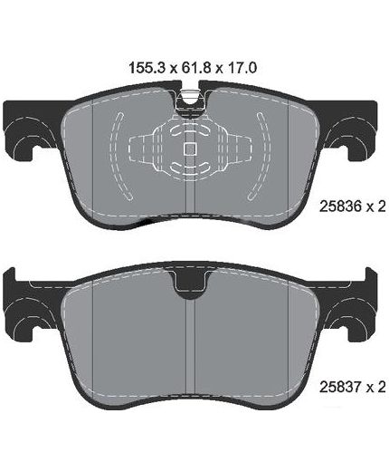 Textar Колодки дисковые