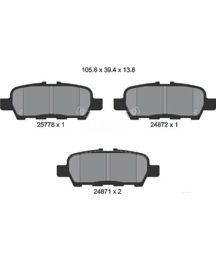 Textar Колодки дисковые