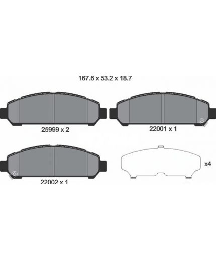 Textar Колодки дисковые