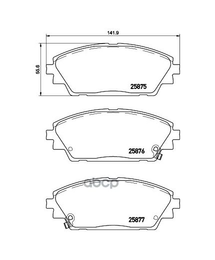 Textar Колодки дисковые передние