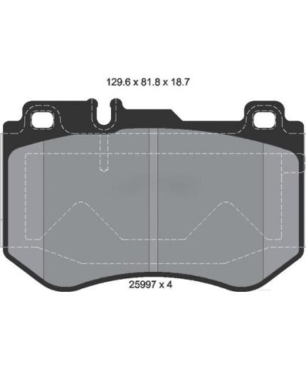 Textar Колодки дисковые