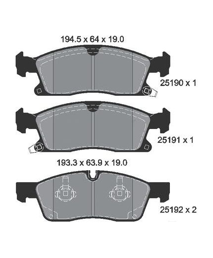Textar Колодки дисковые