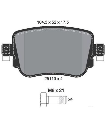 Textar Колодки дисковые