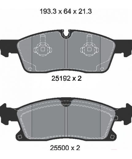 Textar Колодки дисковые передние