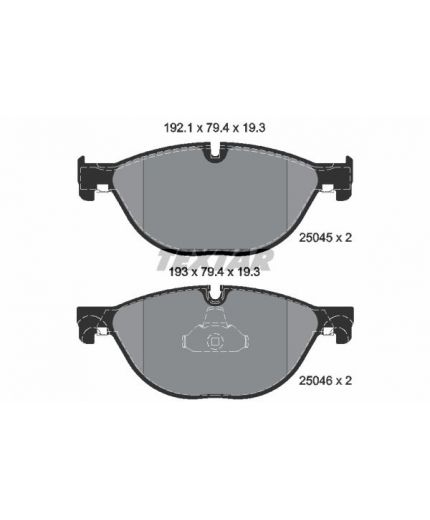 Textar Колодки дисковые передние