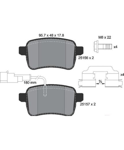Textar Колодки дисковые