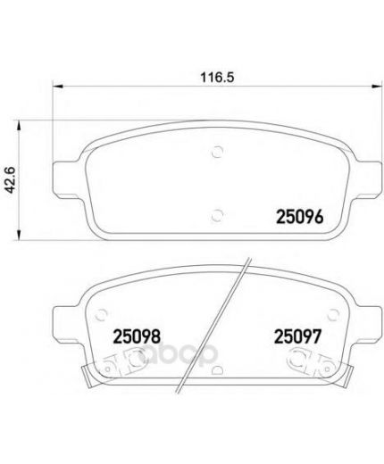 Textar Колодки дисковые задние Фото 2