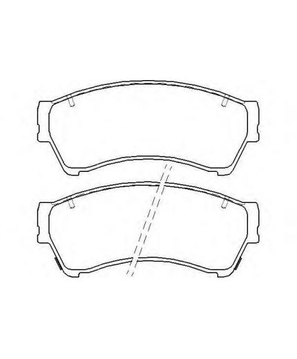 Textar Колодки дисковые передние