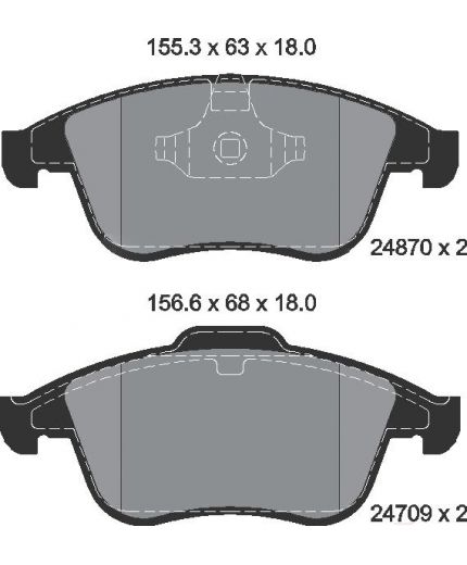 Textar Колодки дисковые