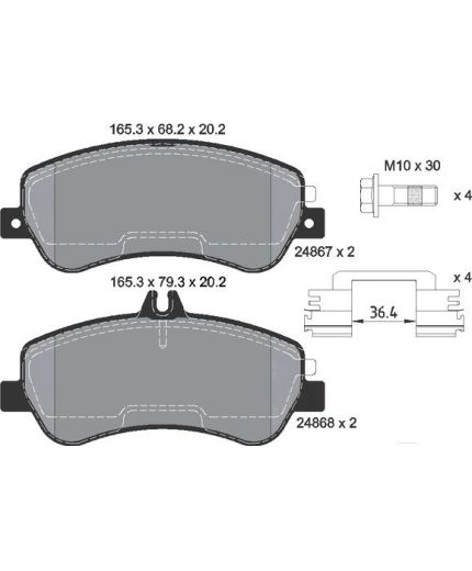 Textar Колодки дисковые передние Фото 2
