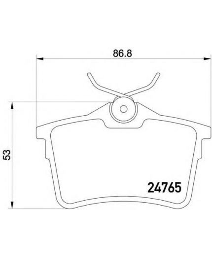 Textar Колодки дисковые задние