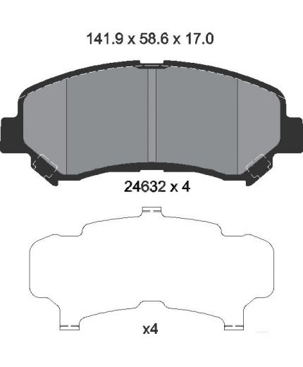 Textar Колодки дисковые