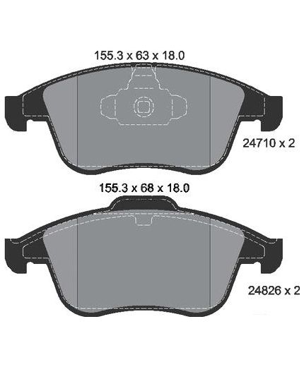 Textar Колодки дисковые передние