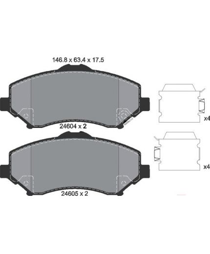 Textar Колодки дисковые