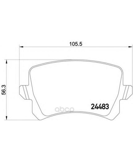 Textar Колодки дисковые задние