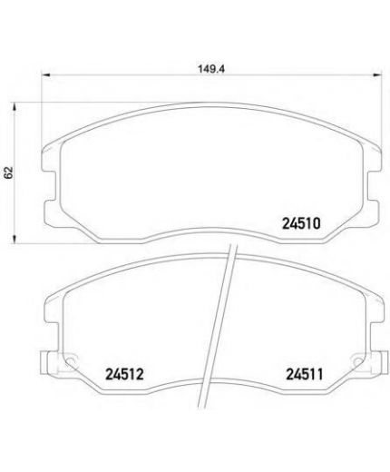 Textar Колодки дисковые передние Фото 2