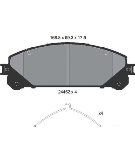 Textar Колодки дисковые передние Фото 2