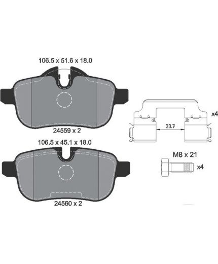 Textar Колодки дисковые