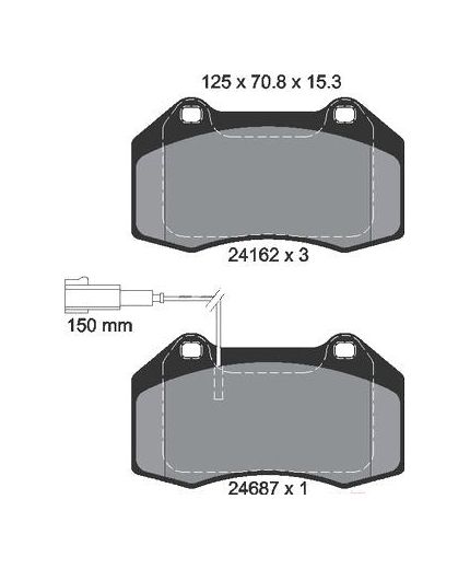 Textar Колодки дисковые