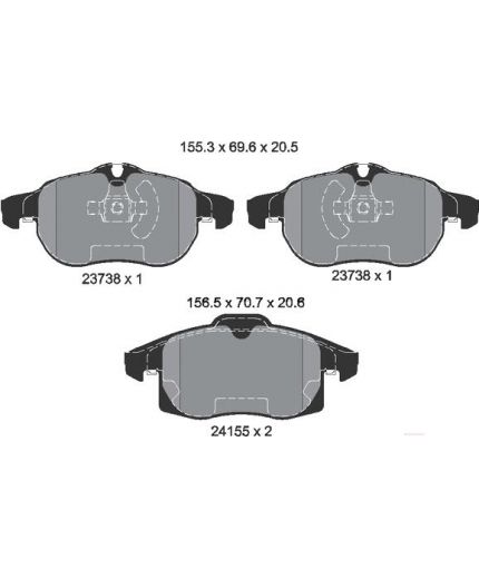 Textar Колодки дисковые