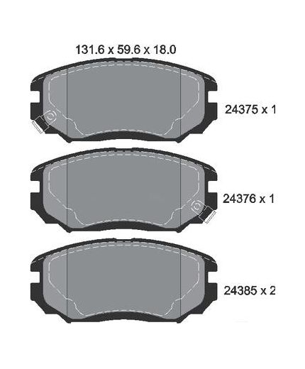 Textar Колодки дисковые