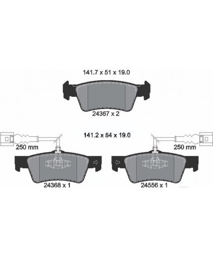 Textar Колодки дисковые