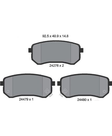 Textar Колодки дисковые