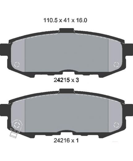 Textar Колодки дисковые