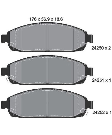 Textar Колодки дисковые