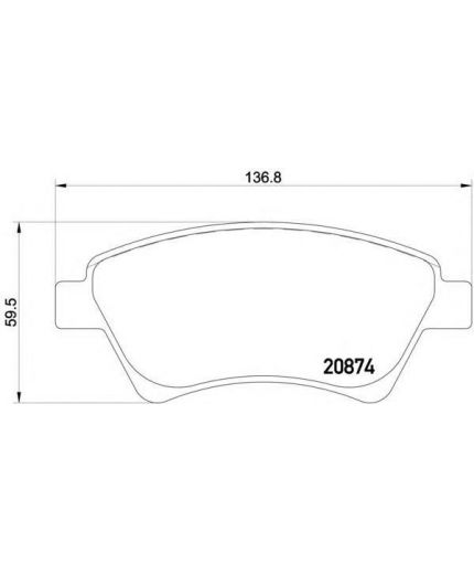 Textar Колодки дисковые передние