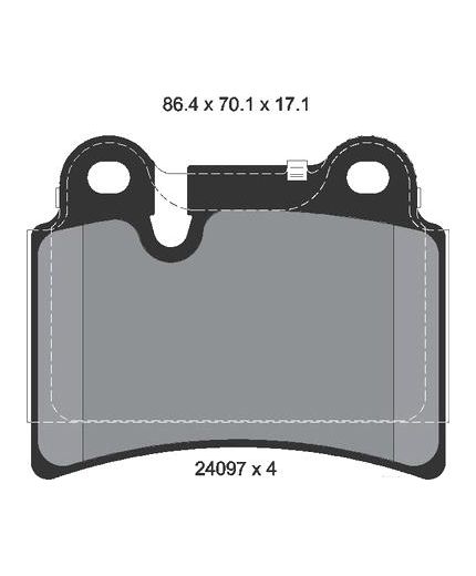 Textar Колодки дисковые