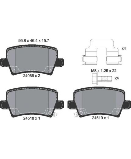 Textar Колодки дисковые