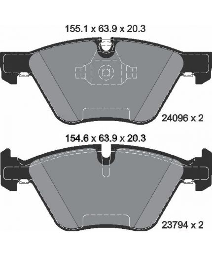 Textar Колодки дисковые передние