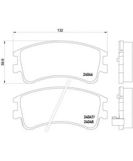 Textar Колодки дисковые передние