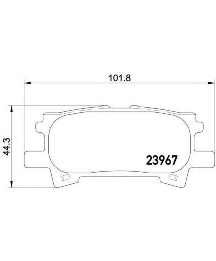 Textar Колодки дисковые задние Фото 2