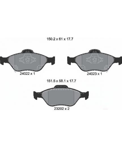 Textar Колодки дисковые