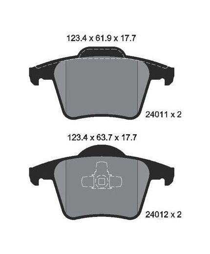 Textar Колодки дисковые