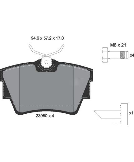 Textar Колодки дисковые