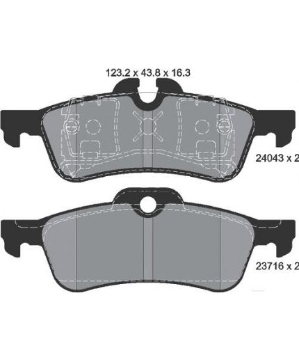 Textar Колодки дисковые