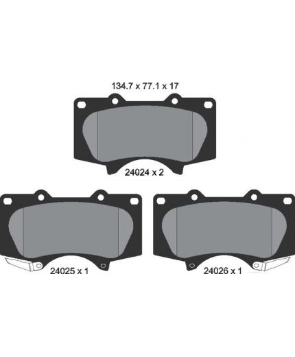 Textar Колодки дисковые