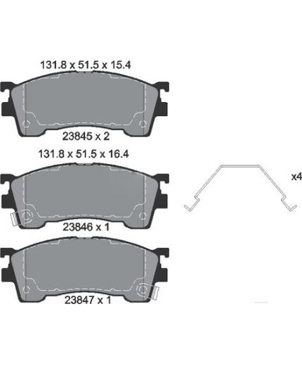Textar Колодки дисковые передние