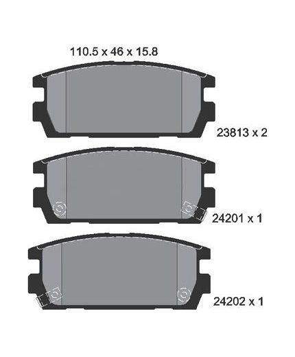 Textar Колодки дисковые