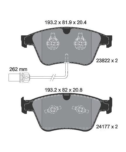 Textar Колодки дисковые