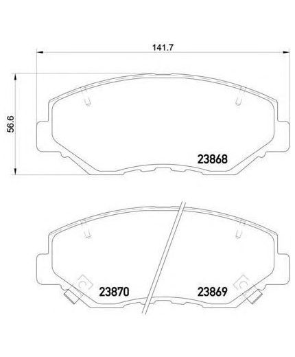 Textar Колодки дисковые передние