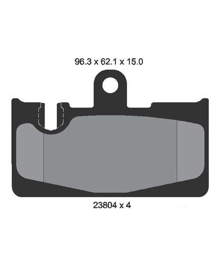 Textar Колодки дисковые задние
