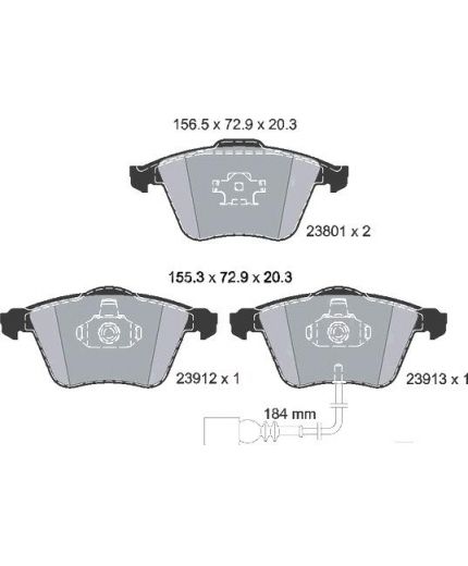 Textar Колодки дисковые